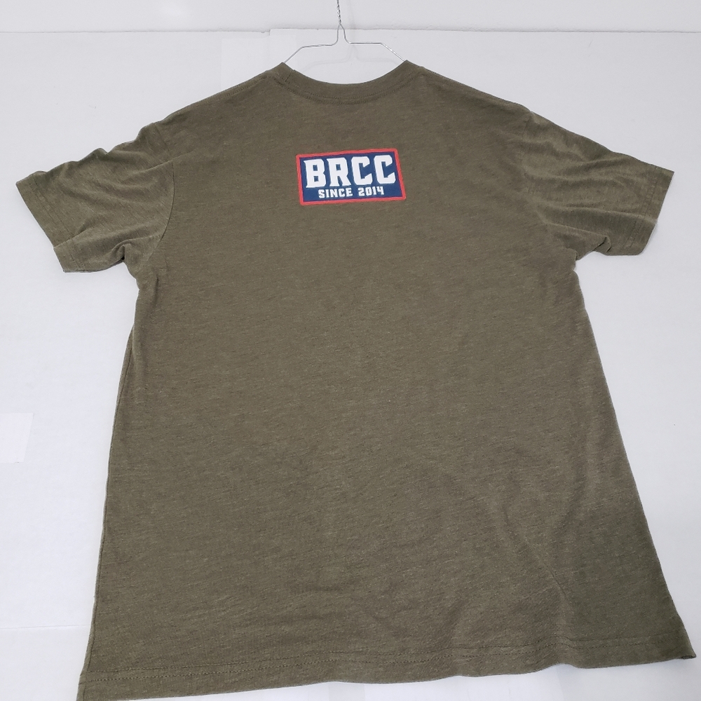 Black Rifle Coffee Company crewneck T-Shirt Men's medium olive green - Picture 3 of 7